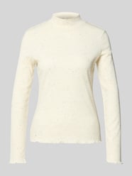 Bluzka z długim rękawem i stójką model ‘Suhanna curly’ od OPUS - 14