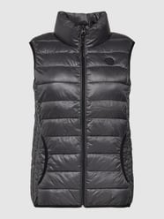 Bodywarmer met opstaande kraag van QS by s.Oliver Grijs - 12