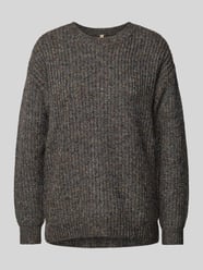 Gebreide pullover met extra brede schouders, model 'Ibea' van Soyaconcept - 46