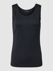 Top mit geripptem Rundhalsausschnitt von Christian Berg Woman Grau / Schwarz - 23