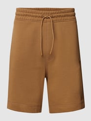 Sweatshorts van puur katoen, model 'SEWALK' van BOSS Orange Bruin - 3