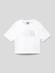 T-Shirt mit Label-Print von The North Face Weiß - 18