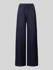 Wide Leg Leinenhose mit elastischem Bund von Emily Van den Bergh - 12