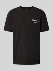T-Shirt mit Label-Print von Tommy Jeans Schwarz - 38
