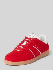 Sneaker mit Label-Stitching von Tamaris Rot - 14