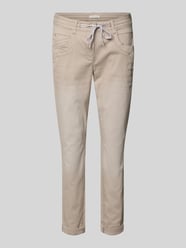 Chinosy o kroju tapered fit z mieszanki bawełny od Tom Tailor - 34