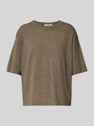 Strickshirt aus Kaschmir-Mix Modell 'Ines' von 0039 Italy Beige - 17