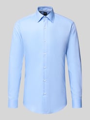 Slim fit zakelijk overhemd van katoenmix, model 'HANK' van BOSS - 13
