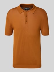 Regular Fit Poloshirt aus reiner Viskose Modell 'VADIM' von Strellson Orange - 32