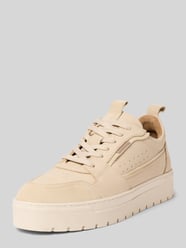 Sneakers met vetersluiting, model 'Ivar' van PS Poelman Beige - 18