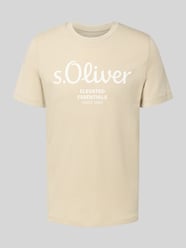 T-shirt o kroju regular fit z czystej bawełny od s.Oliver RED LABEL - 18