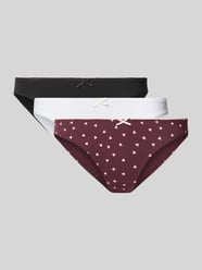 Slip aus Baumwoll-Mix im 3er-Pack von Jake*s Casual - 33