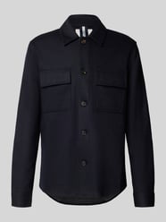 Regular Fit Hemdjacke mit Kentkragen und Brusttaschen von Profuomo - 19