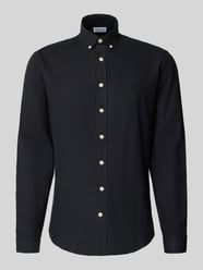 Freizeithemd mit Button-Down-Kragen von Lindbergh - 40
