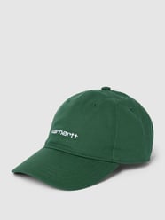Base Cap mit Label-Stitching Modell 'CANVAS' von Carhartt Work In Progress Grün - 7