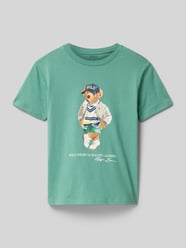 T-shirt met labelprint van Polo Ralph Lauren Teens - 11