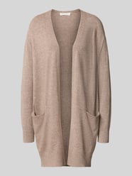 relaxed fit gebreid jack van viscosemix met steekzakken van Christian Berg Woman - 16