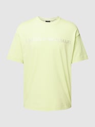 T-shirt met labelstitching van Emporio Armani Groen - 32