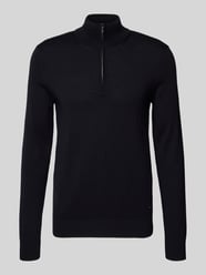 Sweter z dzianiny z żywej wełny ze stójką model ‘Dario’ od JOOP! Collection - 9