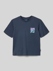 T-shirt o kroju relaxed fit z czystej bawełny model 'MEMPHIS' od ONLY & SONS - 46