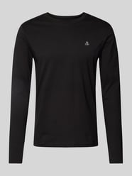 Longsleeve aus Baumwolle mit Label-Print von Marc O'Polo - 37