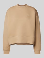 Sweatshirt mit Label-Stitching von Lacoste Sport Beige - 12