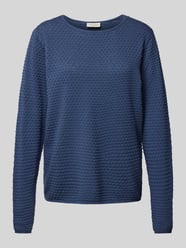 Gebreide pullover met ribboorden, model 'Dodo' van FREE/QUENT - 19