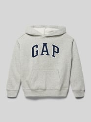 bluza z kapturem o kroju regular fit z nadrukiem z logo od GAP - 14