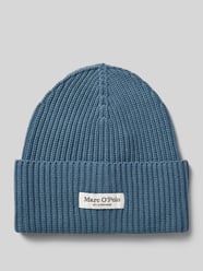 Czapka beanie z naszywką z logo od Marc O'Polo - 20