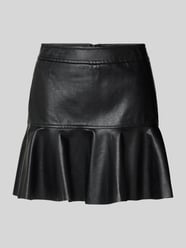 Spódnica mini z materiału skóropodobnego od Bardot - 21