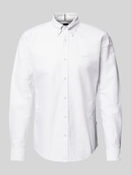 Koszula casualowa o kroju regular fit z kołnierzykiem typu button down model ‘Roan’ od BOSS Zielony - 31