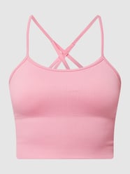 Crop Top mit Rippenstruktur  von DKNY PERFORMANCE Pink - 30