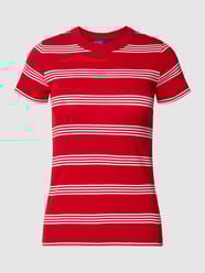 T-Shirt mit Streifenmuster von Polo Ralph Lauren Rot - 19