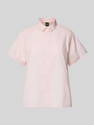 Regular Fit Bluse mit Kentkragen Modell 'Bixina' von BOSS Pink - 6