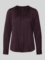 Regular fit blouse met lange mouwen van zijdemix, model 'BANORAH' van BOSS - 12