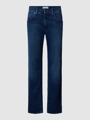 Jeans mit Regular Fit und unifarbenem Design von Brax Blau - 45