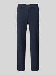 Slim fit broek met viscose, model 'MARK' van ONLY & SONS - 4