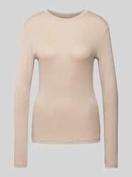 Longsleeve mit Rundhalsausschnitt Modell 'ALEXIA' von Vila Beige - 41