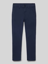 Regular Fit Chino mit Baumwolle von s.Oliver RED LABEL Blau - 24