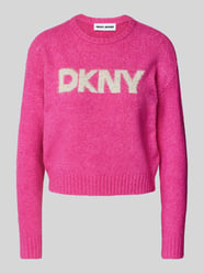 Strickpullover mit Label-Print von DKNY - 15