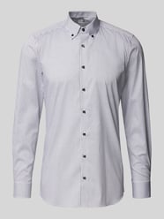 Body Fit Business-Hemd mit Button-Down-Kragen von OLYMP Level Five Weiß - 31