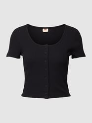 T-Shirt in Ripp-Optik Modell 'SS RACH TOP CAVIAR' von Levi's® - 38