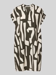 Knielanges Kleid mit Tunikakragen Modell 'Wulana dune' von OPUS - 4