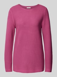 Gebreide pullover met ronde hals van Tom Tailor Fuchsia - 10