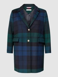 PLUS SIZE Mantel mit Allover-Muster von Tommy Hilfiger Curve Schwarz - 22