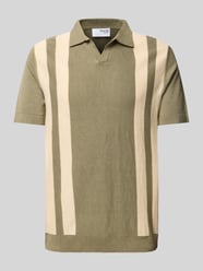 Poloshirt mit V-Ausschnitt Modell 'MATTIS' von SELECTED HOMME - 46