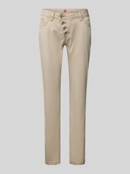 Hose in verkürzter Passform Modell 'Malibu 7/8' von Buena Vista Beige - 8