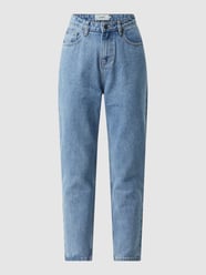 Mom Fit Jeans aus Baumwolle Modell 'Idalina'  von moves Blau / Türkis - 43