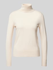 Regular Fit Rollkragenpullover aus weichem Viskose-Mix von s.Oliver RED LABEL Beige - 3