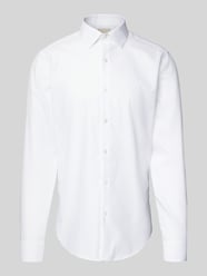 Slim fit zakelijk overhemd met kentkraag van CK Calvin Klein - 46